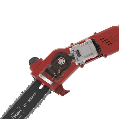 60V MAX* 10 in. (25.4 cm) Brushless Pole Saw with 2.0Ah battery