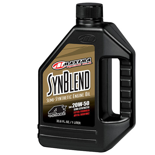 MAXIMA RACING OILS SYNTHETIC BLEND ESTER 4-STROKE ENGINE OIL EA Of 12 (35901B-1)