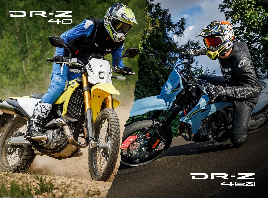 Introducing the All-New DR-Z4S and DR-Z4SM Dual Sport Motorcycles