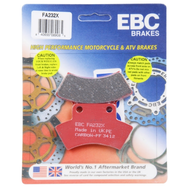 EBC "X" Carbon Graphite Brake Pad (008375)