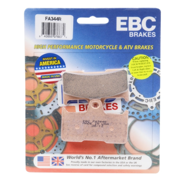 EBC Plaquette de frein en métal fritté Série «R» - Longue durée (008468)