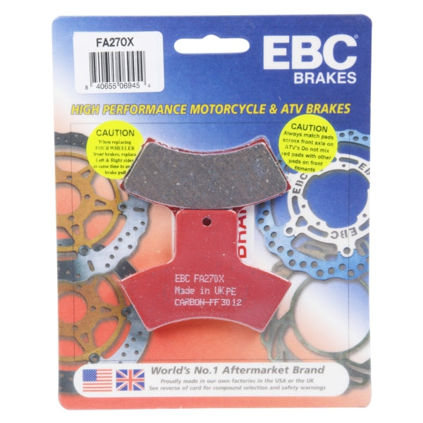 EBC "X" Carbon Graphite Brake Pad (008630)