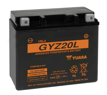 Yuasa Battery Maintenance Free AGM High Performance (010007)