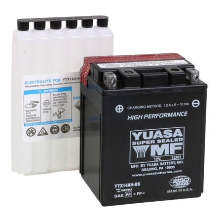 Yuasa Battery Maintenance Free AGM Factory Activated (010009)