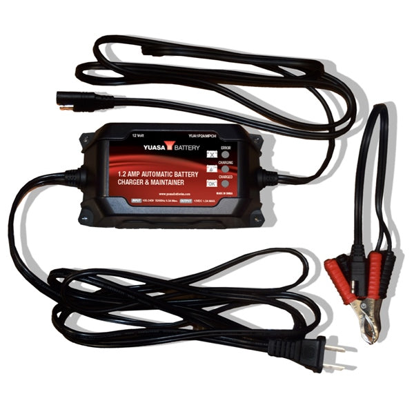 Yuasa Battery Charger & Maintainer Automatic 1A (010087)