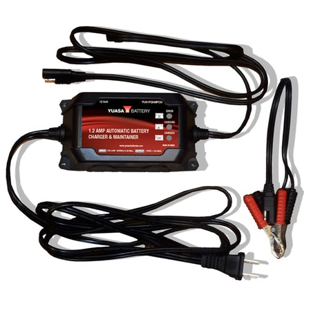 Yuasa Battery Charger & Maintainer Automatic 1A (010087)