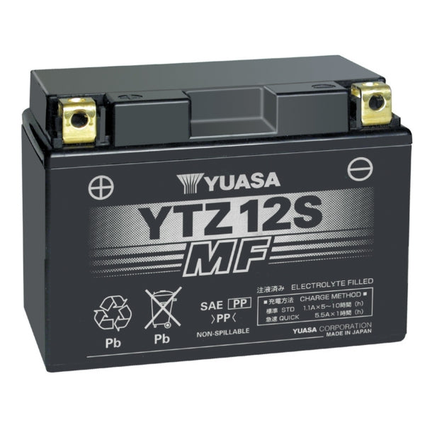 Yuasa Battery Maintenance Free AGM Factory Activated (010224)