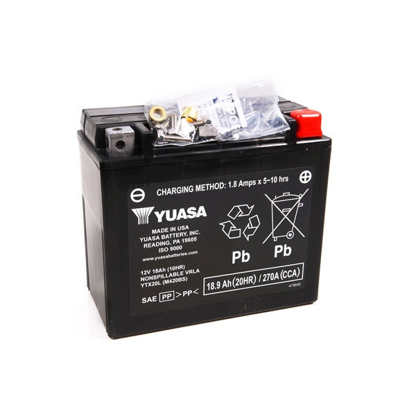 Yuasa Battery Maintenance Free AGM Factory Activated (010289)
