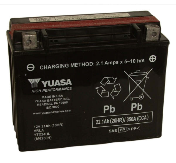 Yuasa Battery Maintenance Free AGM Factory Activated (010397)