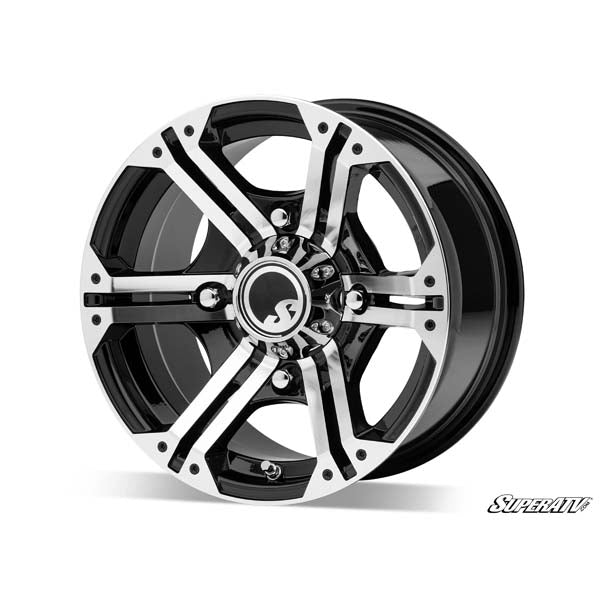 SuperATV 14in Bandit Wheels H-Series - Black (BAN-14/7-4/156-H12)
