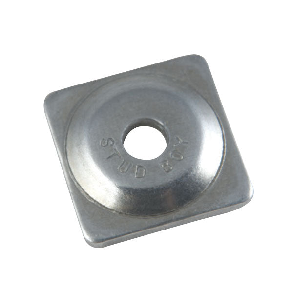 PLAQUE DE SUPPORT DE GOUJON DE MOTONEIGE CARRÉE EN ALUMINIUM STUD BOY