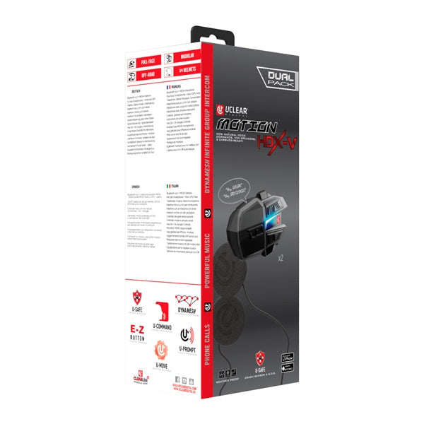 Uclear Motion HDX-V Helmet Audio System (024640)