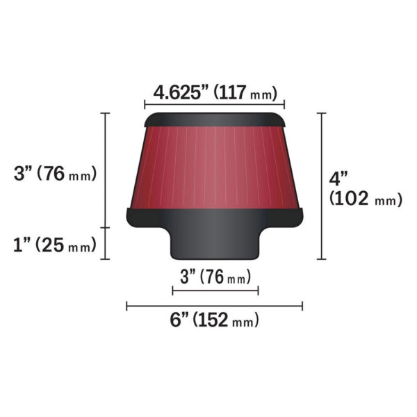 K&N Universal Air Filter (029913)