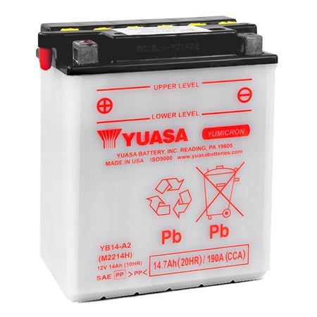 Yuasa High Performance Conventional (AGM) Batteries (038013)