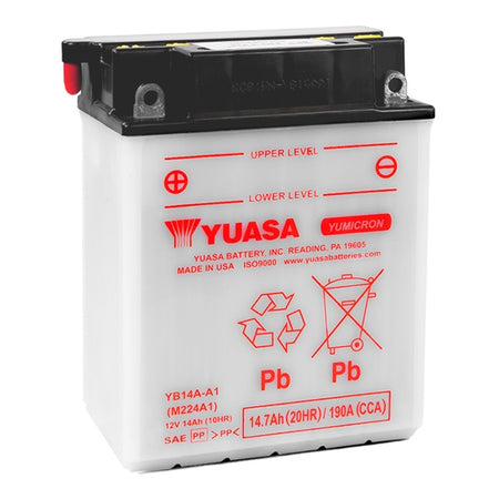 Yuasa High Performance Conventional (AGM) Batteries (038019)