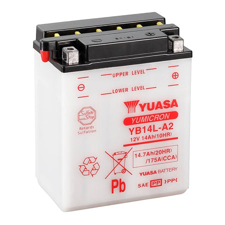 Yuasa High Performance Conventional (AGM) Batteries (038021)