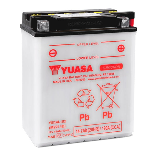 Yuasa High Performance Conventional (AGM) Batteries (038026)