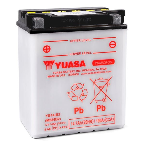 Yuasa High Performance Conventional (AGM) Batteries (038027)