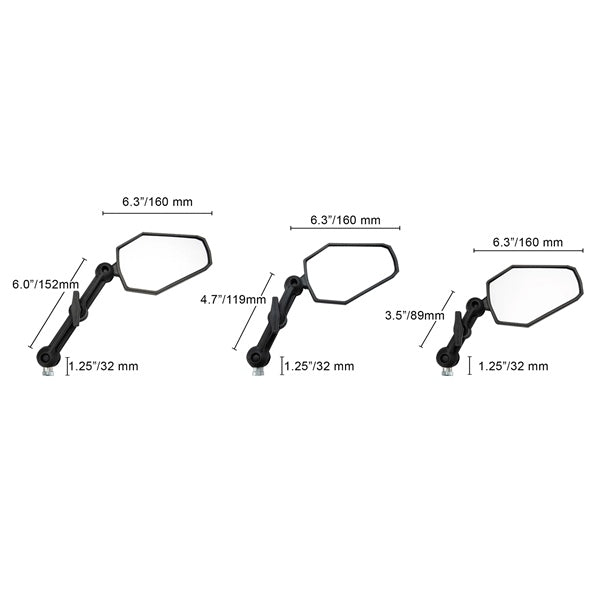 DoubleTake Mirror Adventure Mirror with 3.5" Long Arm (047502)