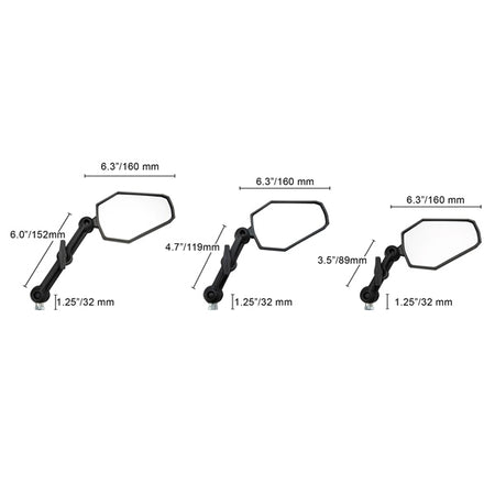 DoubleTake Mirror Adventure Mirror with 3.5" Long Arm (047502)