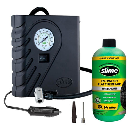 Slime Smart Repair Tire Kit with Air Compressor (050593)