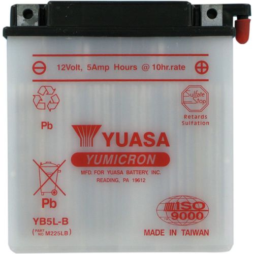 YB5L-B YUASA YUMICRON BATTERY (ACID SOLD SEPARATELY)