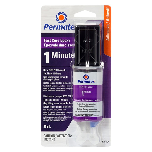 Permatex Époxyde 1 minute transparent (071382)