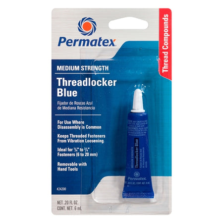 Permatex Blue Removable Strength Threadlocker (071414)