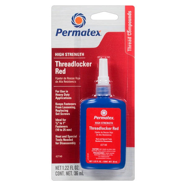 Permatex Red High Strength Threadlocker (071422)