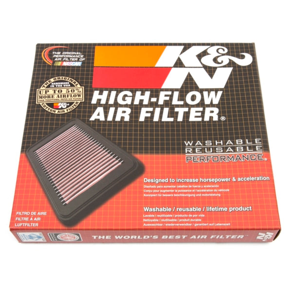 K&N Filtre à air d'origine à grand débit (076586)