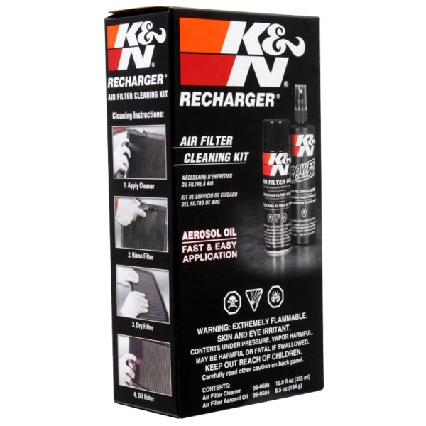 K&N Air Filter Oil and Cleaning (076645)