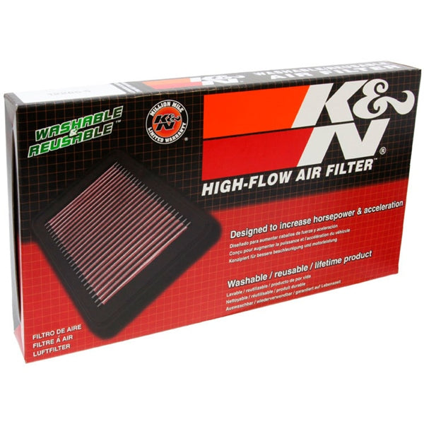 K&N Filtre à air d'origine à grand débit (076701)
