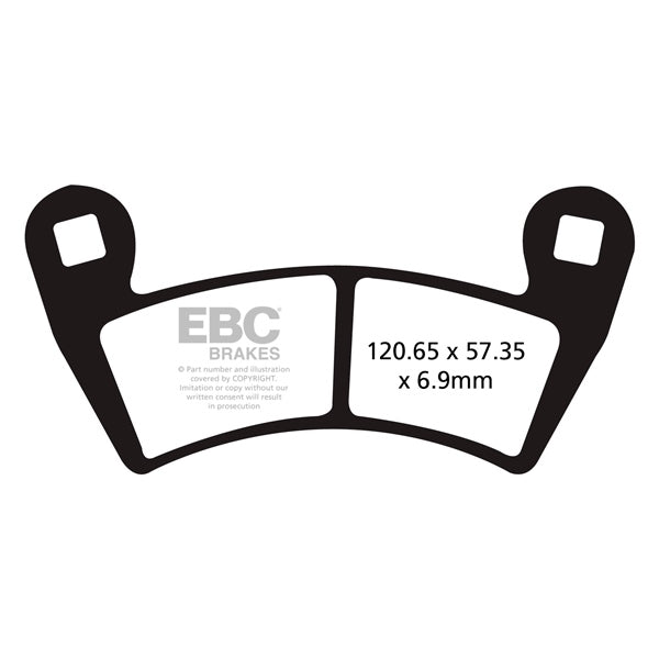 EBC Plaquette en graphite de carbone Série «X» (077749)