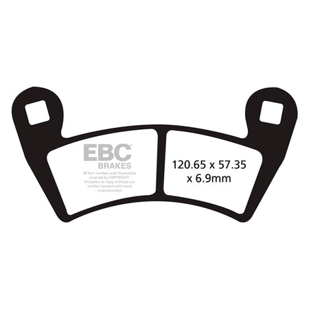 EBC Plaquette en graphite de carbone Série «X» (077749)
