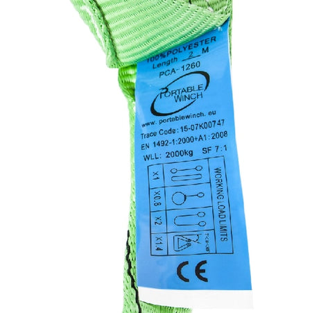 Portable Winch Polyester Slings (078011)
