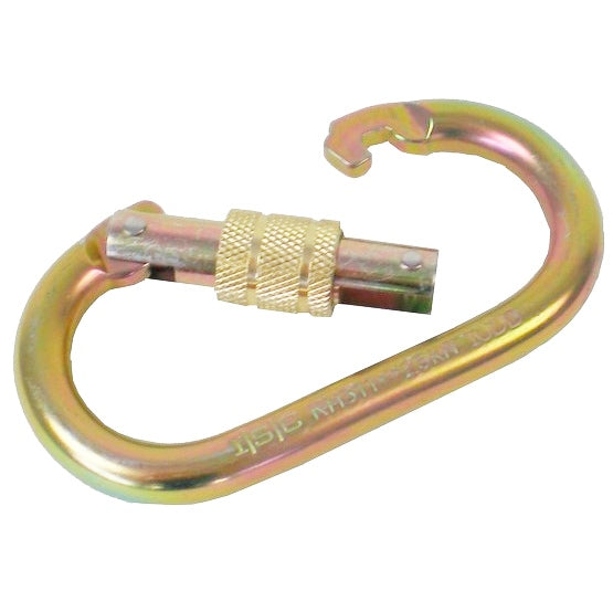 Portable Winch Steel Locking Carabiner (078013)