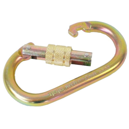 Portable Winch Steel Locking Carabiner (078013)
