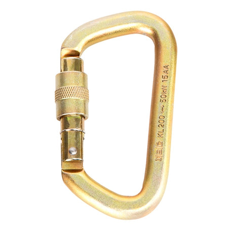 Portable Winch Steel Locking Carabiner (078038)