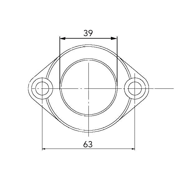 Kimpex Carburetor Adapter Mounting Flange (301699)