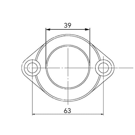 Kimpex Carburetor Adapter Mounting Flange (301699)