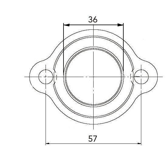 Kimpex Carburetor Adapter Mounting Flange (301700)