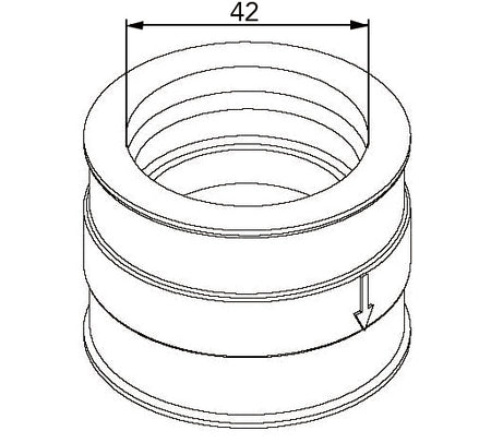 Kimpex Carburetor Adapter Mounting Flange (301701)
