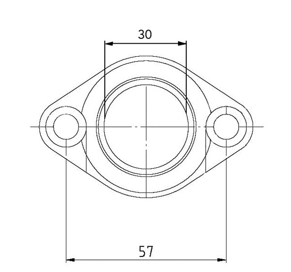 Kimpex Carburetor Adapter Mounting Flange (301711)