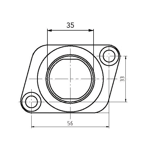 Kimpex Carburetor Adapter Mounting Flange (301712)