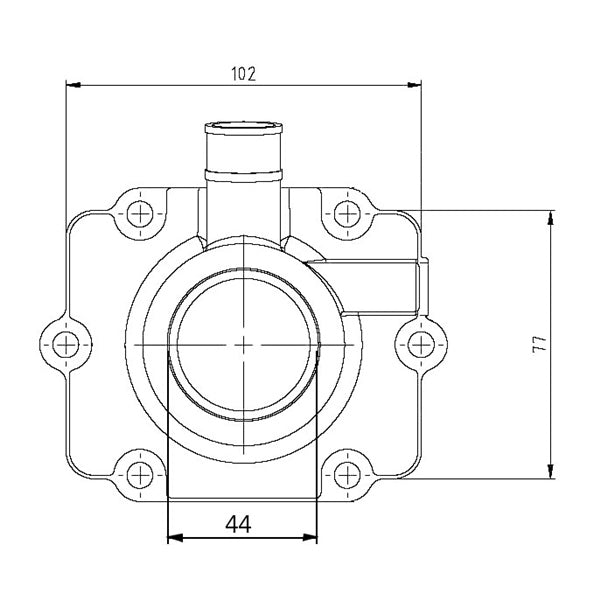 Kimpex Carburetor Adapter Mounting Flange (301736)