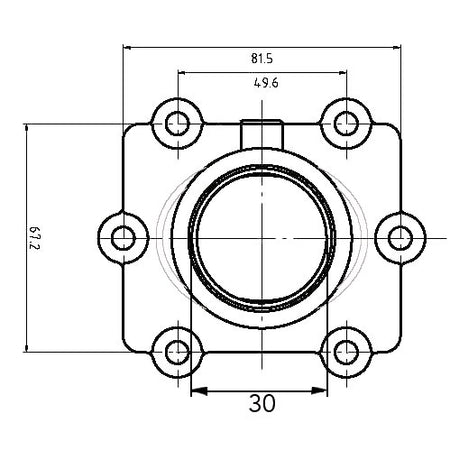 Kimpex Carburetor Adapter Mounting Flange (301740)