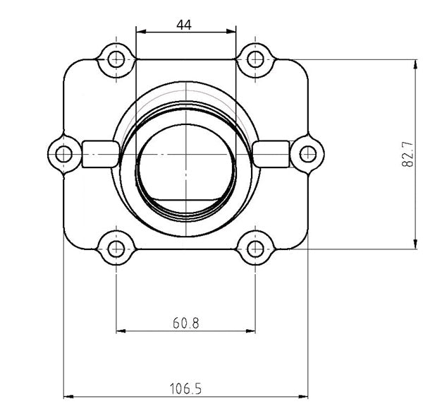 Kimpex Carburetor Adapter Mounting Flange (104607)
