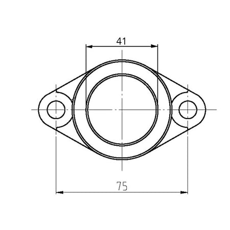 Kimpex Carburetor Adapter Mounting Flange (301754)