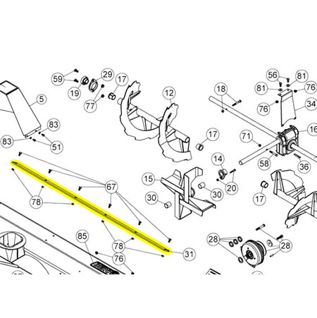 Bercomac Racloir pour souffleuse 54" (089088)