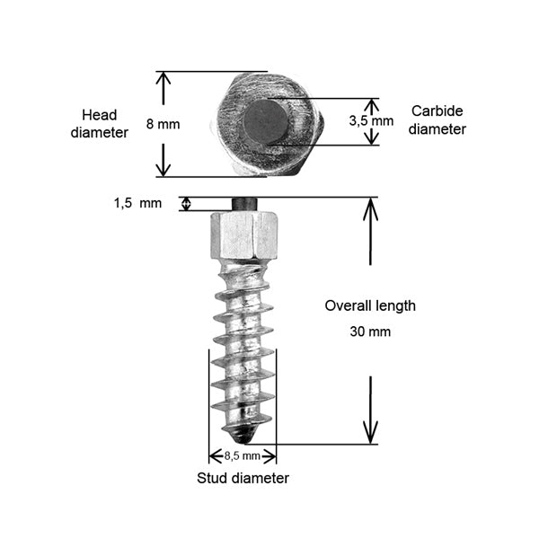 IGrip Tire Studs ST30 (009261)